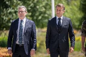 Starmer And Macron Visit NATO Maritime Command - London