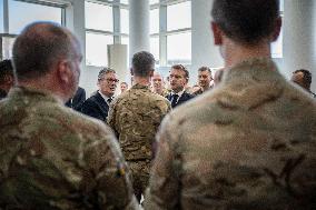 Starmer And Macron Visit NATO Maritime Command - London