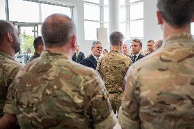 Starmer And Macron Visit NATO Maritime Command - London