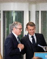 Keir Starmer and Emmanuel Macron press conference