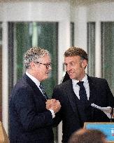 Keir Starmer and Emmanuel Macron press conference