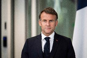 Keir Starmer and Emmanuel Macron press conference