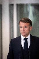 Keir Starmer and Emmanuel Macron press conference