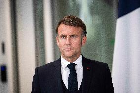 Keir Starmer and Emmanuel Macron press conference