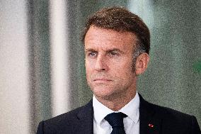 Keir Starmer and Emmanuel Macron press conference