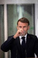 Keir Starmer and Emmanuel Macron press conference