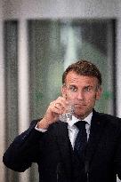 Keir Starmer and Emmanuel Macron press conference