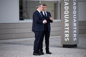 Keir Starmer and Emmanuel Macron press conference