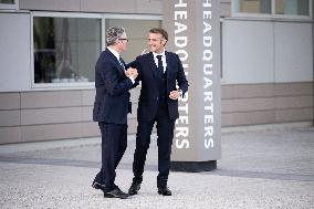 Keir Starmer and Emmanuel Macron press conference