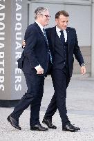 Keir Starmer and Emmanuel Macron press conference