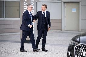 Keir Starmer and Emmanuel Macron press conference
