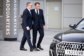 Keir Starmer and Emmanuel Macron press conference