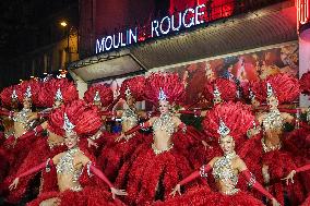 Moulin Rouge cabaret wings turn in Paris FA