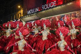 Moulin Rouge cabaret wings turn in Paris FA