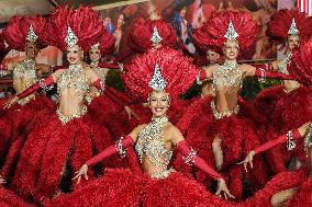 Moulin Rouge cabaret wings turn in Paris FA
