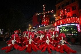 Moulin Rouge cabaret wings turn in Paris FA
