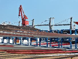 Super-large Wind Turbine Blades Shipment Export