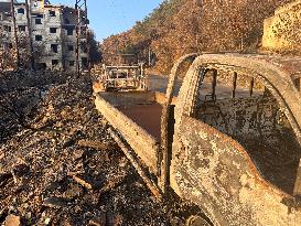 Wildfires Rage in Latakia - Syria