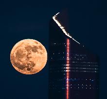 Full Moon Over Kuwait City - Kuwait
