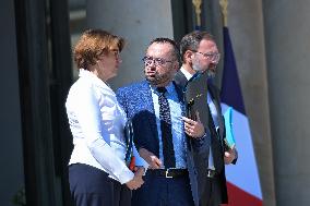 Cabinet Meeting At Elysee Palace – Paris