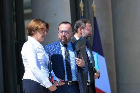 Cabinet Meeting At Elysee Palace – Paris
