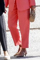 Queen Letizia At AECID - Madrid