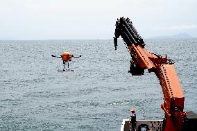 Launches Unmanned Swarm for Scientific Research in Xiangyanghong 10 - China