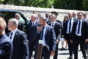 Olivier Marleix Funeral - Anet