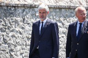Olivier Marleix Funeral - Anet