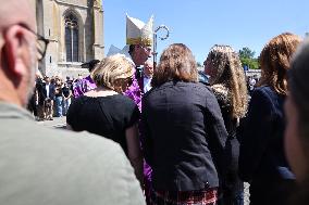 Olivier Marleix Funeral - Anet