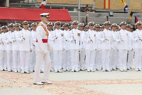 King Felipe VI Awards New Naval Officers - Cadiz