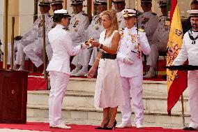 King Felipe VI Awards New Naval Officers - Cadiz