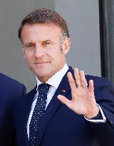 President Macron Welcomes Prince Rahim Al-Hussaini Aga Khan V - Paris