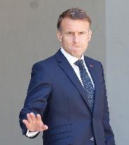 President Macron Welcomes Prince Rahim Al-Hussaini Aga Khan V - Paris