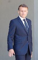 President Macron Welcomes Prince Rahim Al-Hussaini Aga Khan V - Paris