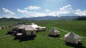 (EcoChina)CHINA-GANSU-XIAHE-GRASSLAND-SUMMER (CN)