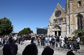 Olivier Marleix Funeral - Anet