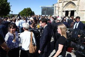 Olivier Marleix Funeral - Anet