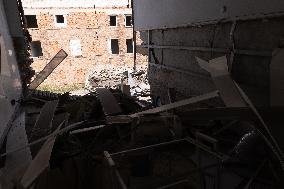 Aftermath Of Russian Drone Strike - Ukraine