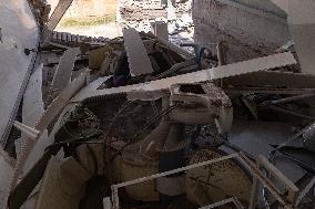 Aftermath Of Russian Drone Strike - Ukraine