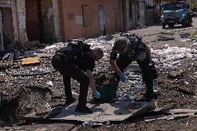 Aftermath Of Russian Drone Strike - Ukraine