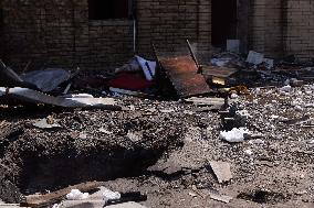 Aftermath Of Russian Drone Strike - Ukraine
