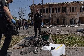 Aftermath Of Russian Drone Strike - Ukraine
