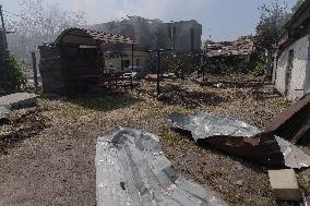 Aftermath Of Russian Drone Strike - Ukraine