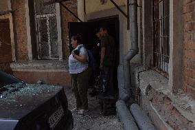 Aftermath Of Russian Drone Strike - Ukraine