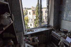 Aftermath Of Russian Drone Strike - Ukraine