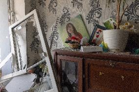 Aftermath Of Russian Drone Strike - Ukraine