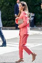 Queen Letizia At AECID - Madrid