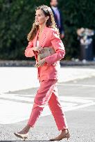 Queen Letizia At AECID - Madrid