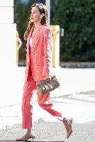 Queen Letizia At AECID - Madrid